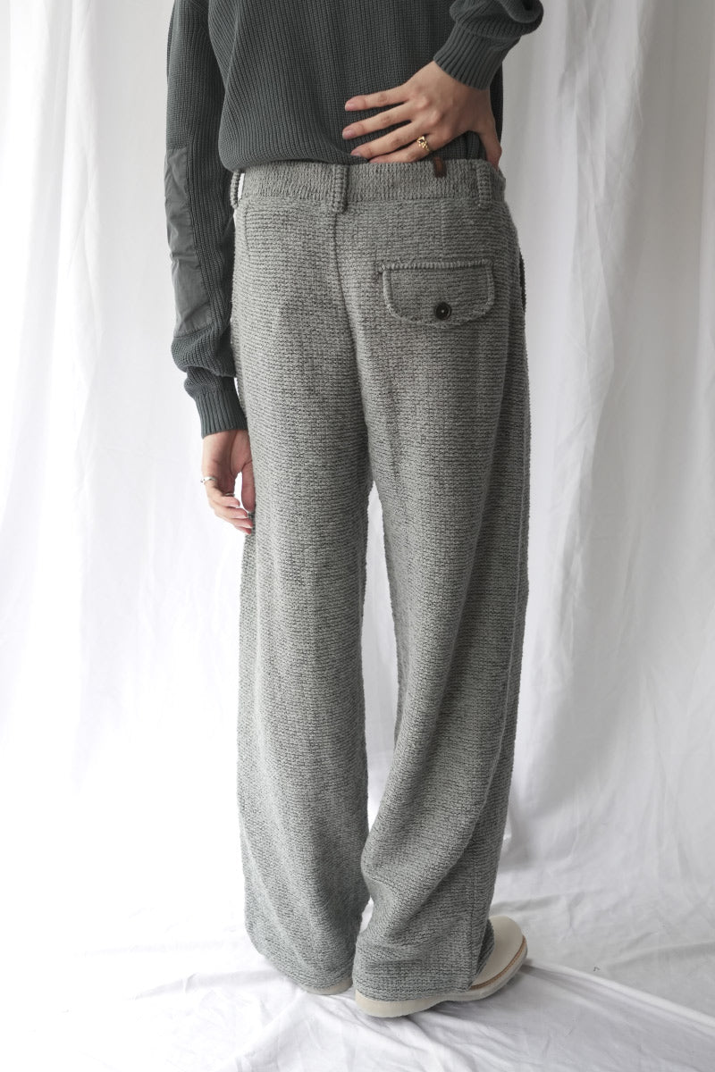 COMMON KNIT TROUSERS / ASH