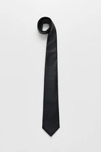 Load image into Gallery viewer, TIE / BLACK REAL FAKE LEATHER