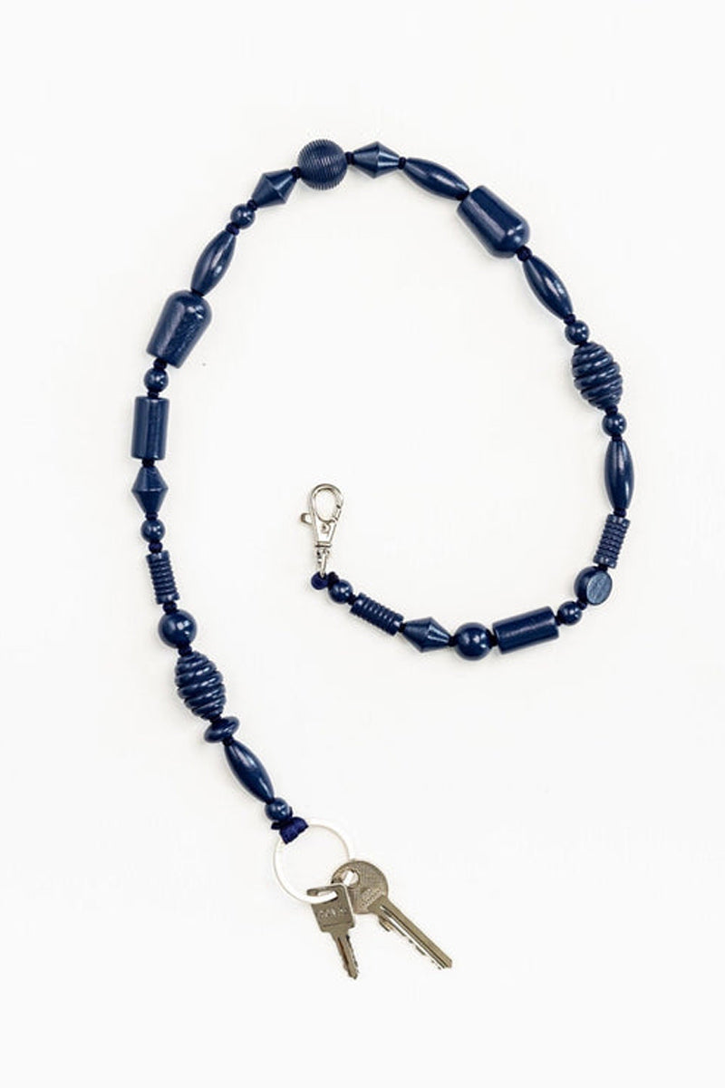 PERLENMIX LONG KEYHOLDER / BLUEBERRY