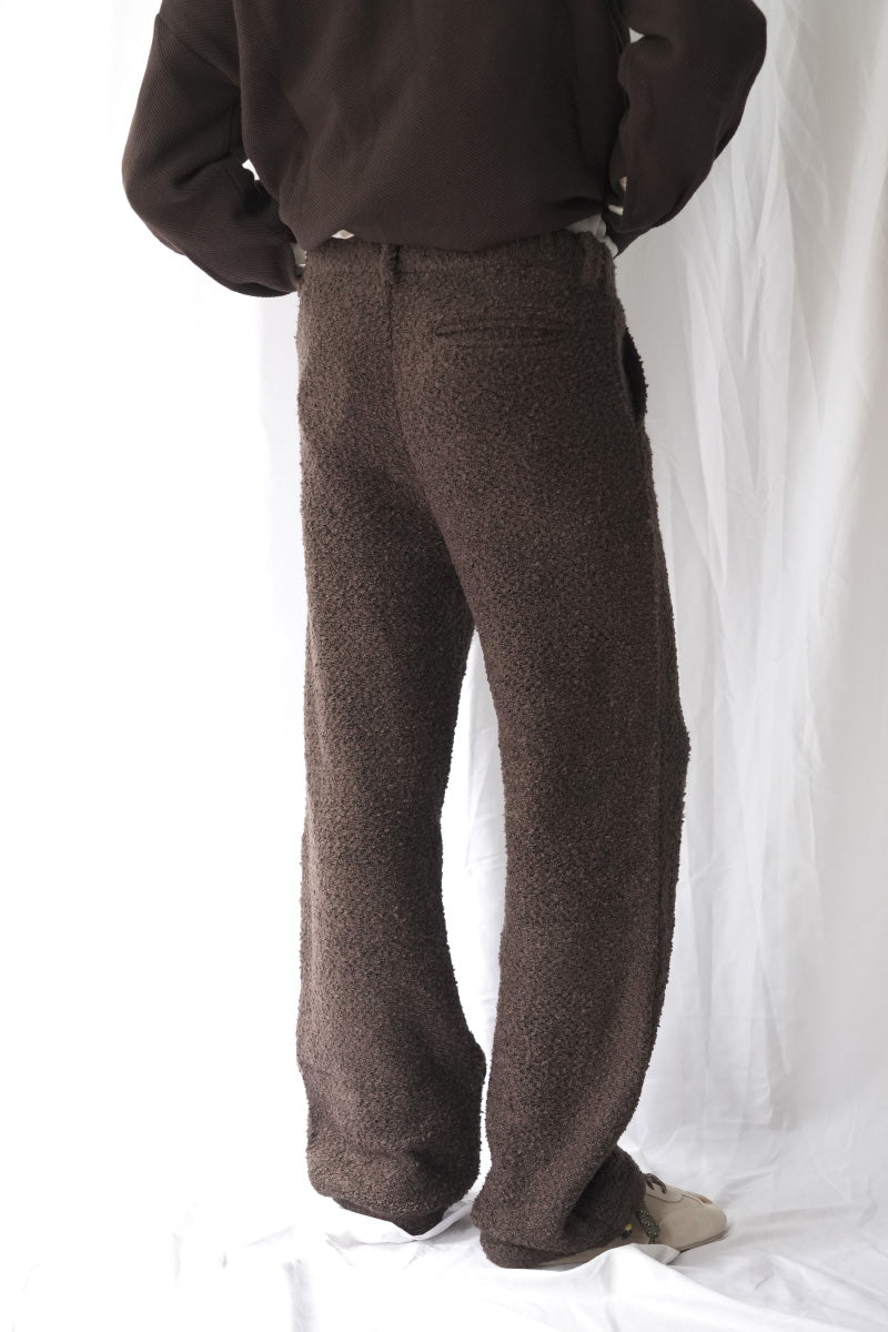 NODE KNIT TROUSERS / DUST