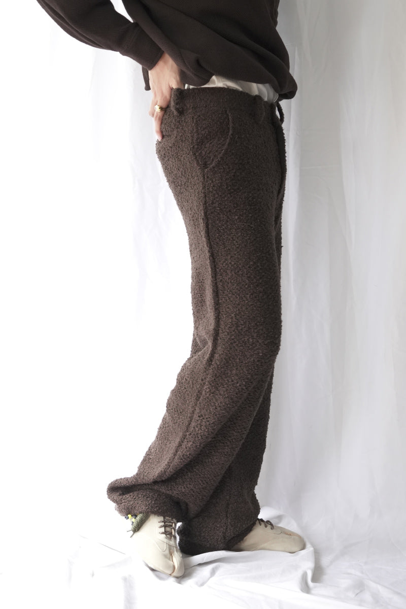 NODE KNIT TROUSERS / DUST