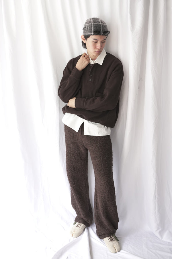 EARLY HENLEY SWEATER / SOIL