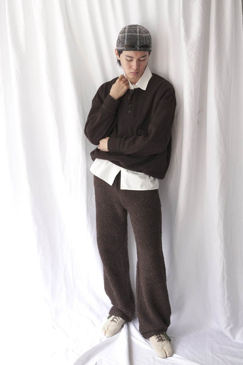 EARLY HENLEY SWEATER / SOIL