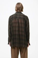 画像をギャラリービューアに読み込む, ABOVE SHIRT / PENUMBRA CHECK SHEERCOAT LINEN [予約商品]