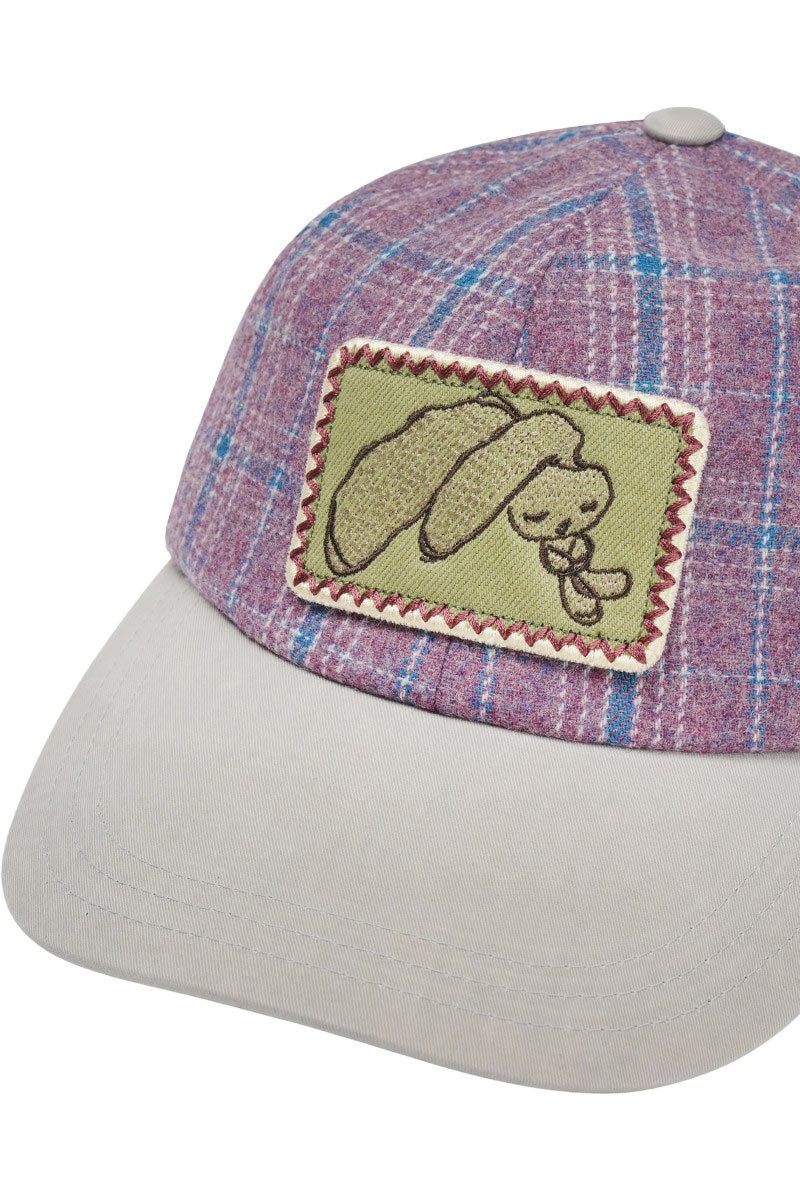 TEJI BUNNY EMBLEM CAP / PURPLE