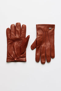 HIS GLOVES / AMBER BROWN NAPPA