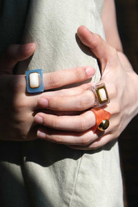 RECTANGLE RING / BLAZING ORANGE