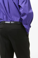 画像をギャラリービューアに読み込む, SLACK TROUSERS / BLACK WORSTED WOOL