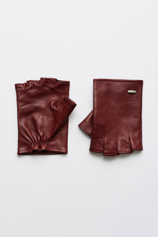 BIKER GLOVE / CURRANT RED NAPPA