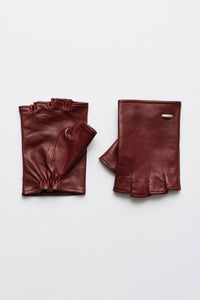 BIKER GLOVE / CURRANT RED NAPPA