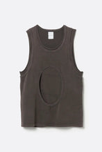 Load image into Gallery viewer, CIRCLE CUTTING FADE LAYERED TANKTOP .13 / FADE BROWN