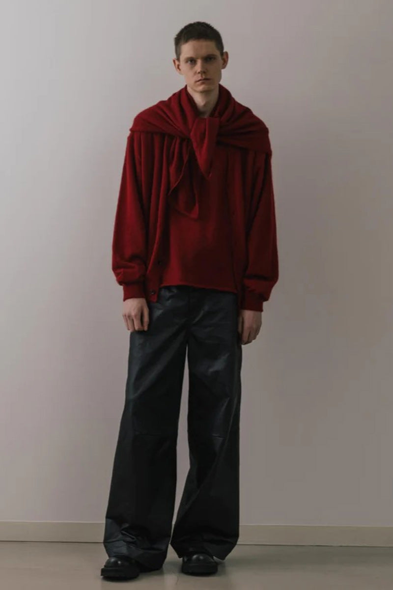 WAX VINTAGE WIDE PANTS / BLACK