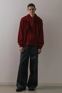 WAX VINTAGE WIDE PANTS / BLACK