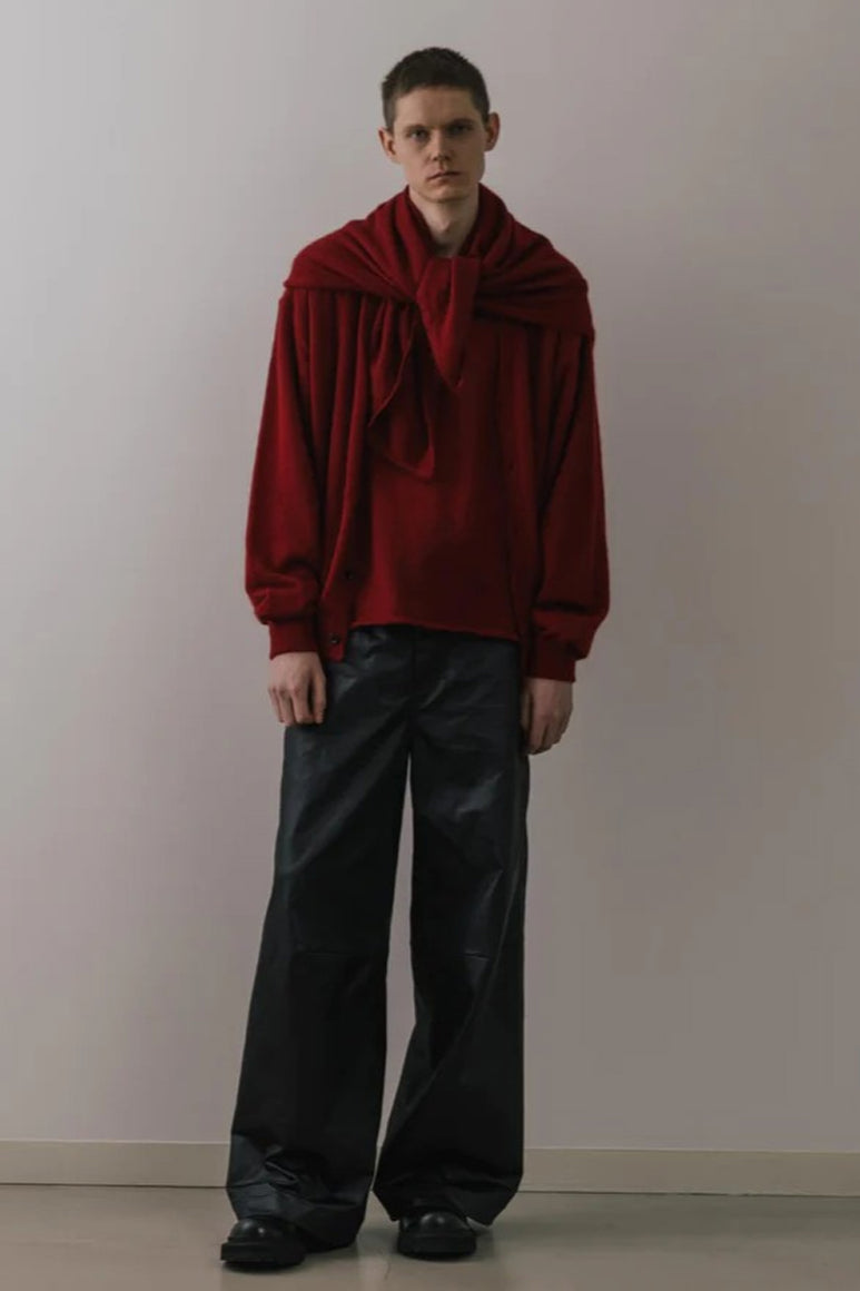 WAX VINTAGE WIDE PANTS / BLACK