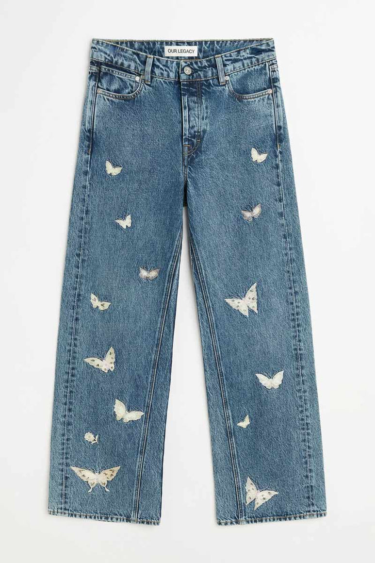 TREBLE CUT / INDIGO BUTTERFLY