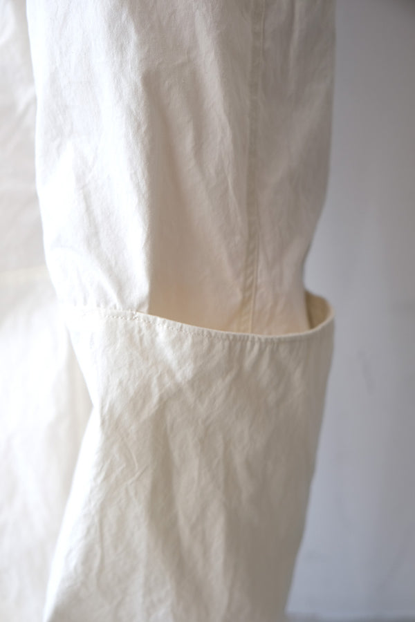 DYED BROAD POCKET BAKER PANTS / IVORY