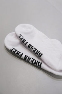 LIGHT ANGLE BUBBLE SOCKS 1-PACK / WHITE