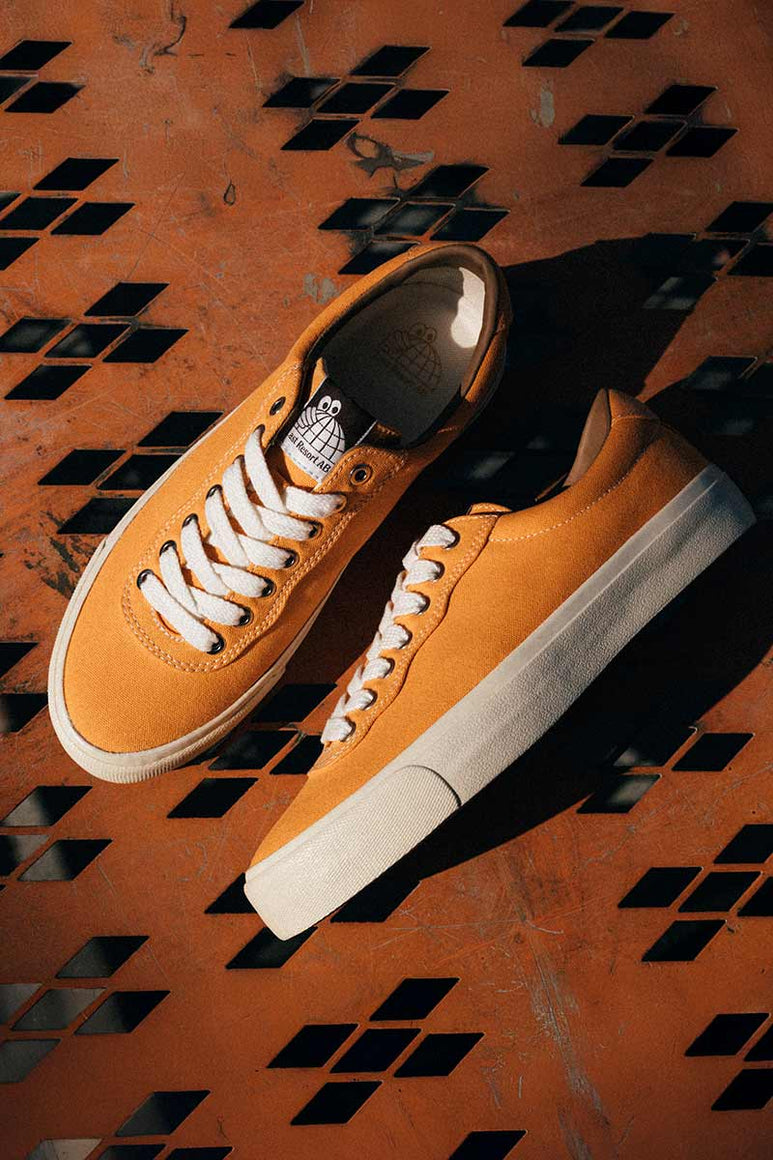 VM001-LO CANVAS / WASHED SUNSET ORANGE/WHITE