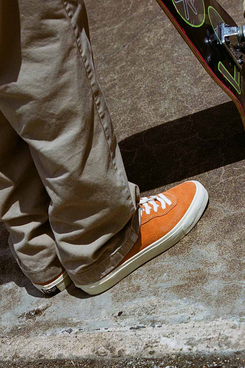 VM001-LO CANVAS / WASHED SUNSET ORANGE/WHITE