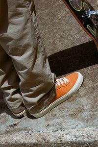 VM001-LO CANVAS / WASHED SUNSET ORANGE/WHITE