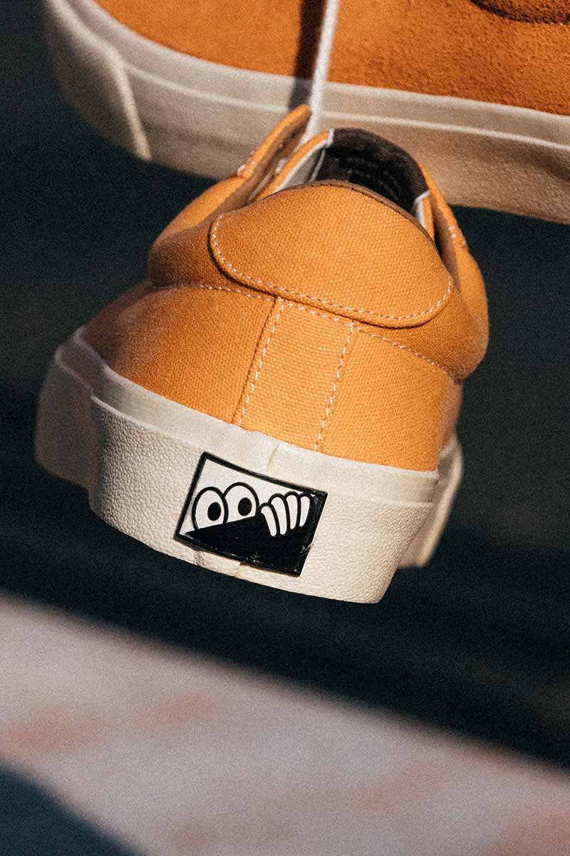 VM001-LO CANVAS / WASHED SUNSET ORANGE/WHITE