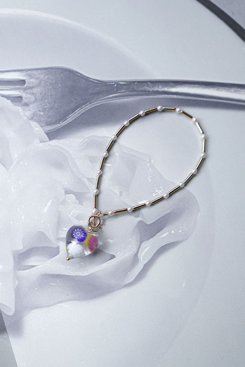 POSY BRACELET MULTI / GOLD PLATED