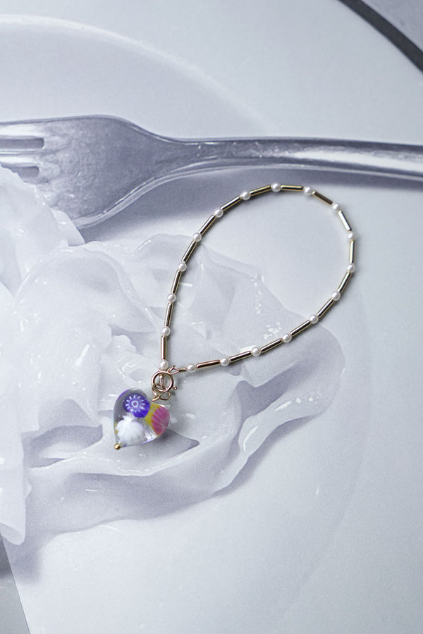 POSY BRACELET MULTI / GOLD PLATED