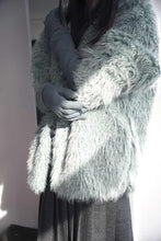 画像をギャラリービューアに読み込む, ECO FUR SNAP FRONT JACKET / SAX BLUE