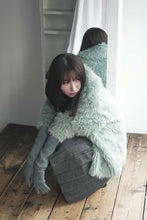 画像をギャラリービューアに読み込む, ECO FUR SNAP FRONT JACKET / SAX BLUE