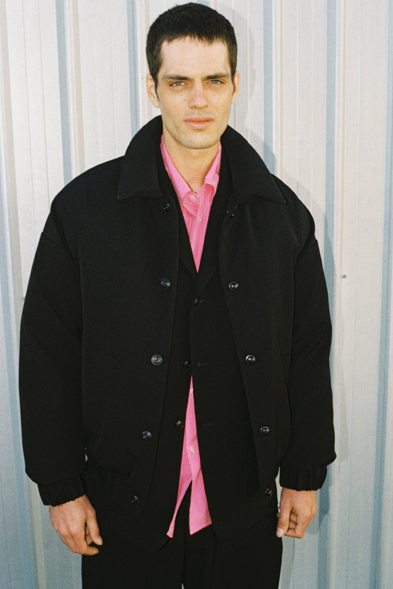 R21 DOWN-6 DOUBLE DOWN BLOUSON / BLACK IMPACT WOOL [26AW入荷予定]