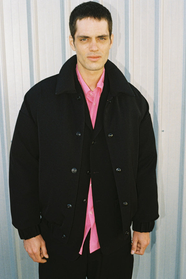 R21 DOWN-6 DOUBLE DOWN BLOUSON / BLACK IMPACT WOOL [26AW入荷予定]