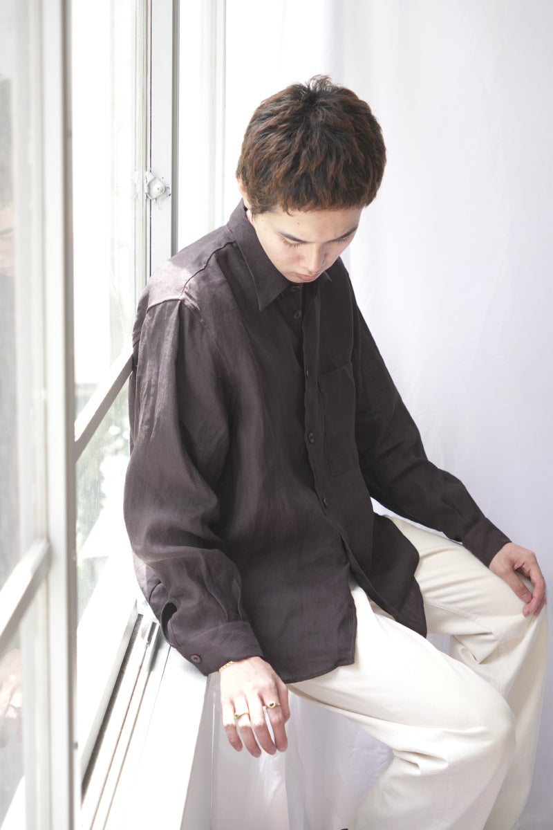 R20 SHIRT-8 WEATHER SHIRT PK / HUMIC PAPER GABARDINE