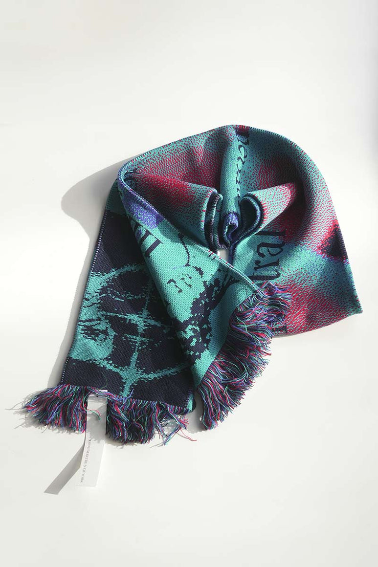 NEUTRAL LIPS SCARF / MULTI