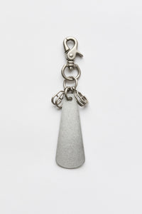 SHOEHORN KEYRING / MATTE ALUMINIUM