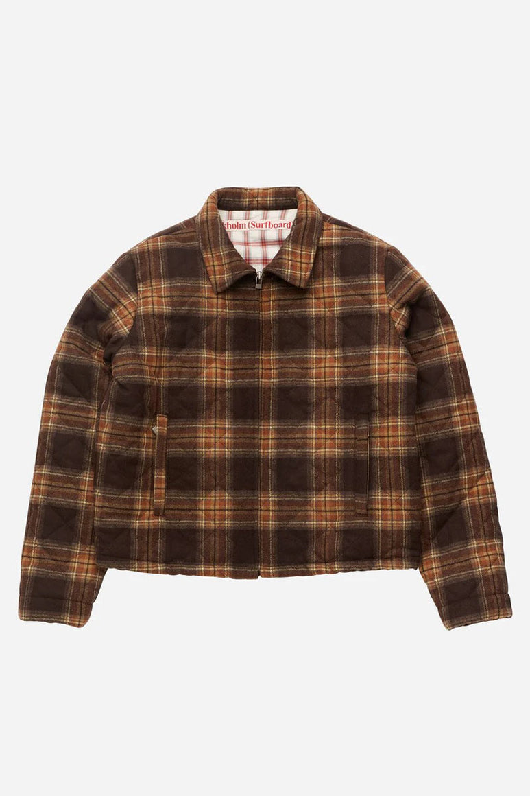 PHIL JACKET / BROWN CHECK