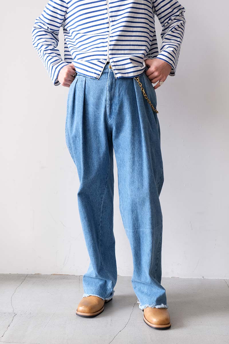 NEAT | NEAT CHINO SEAISLAND COTTON DENIM / BLUE シーアイランド NEAT | NEAT CHINO SEAISLAND COTTON DENIM / BLUE シーアイランド