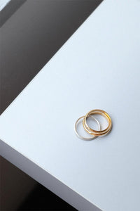 RING NO.905 / SILVER 925/ K18 GOLD PLATED