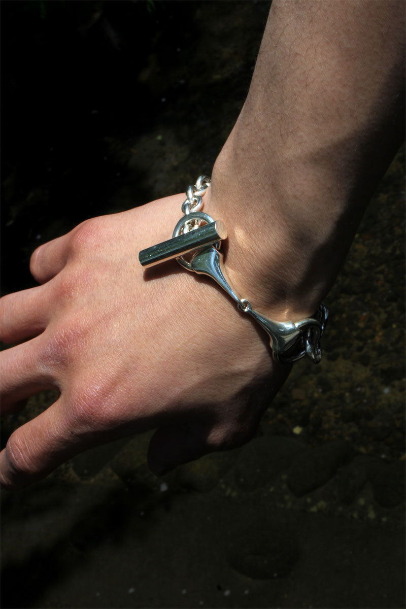 NOBU IKEGUCHI | BRACELET NO.133 / SILVER925 ホースビットシルバーブレスレット – STOCK