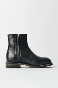 ENGINE BOOT / DEEP BLACK LEATHER