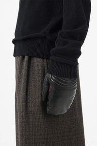 SPHERIC MITTENS / BLACK NAPPA