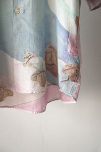 BEYOND SHIRT SHORTSLEEVE / MARINA VISTA PRINT COTTON SILK