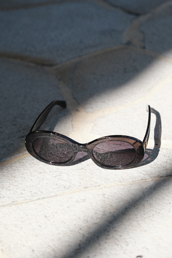 ORBIT SUNGLASSES / CHARCOAL ACETATE [20%OFF]