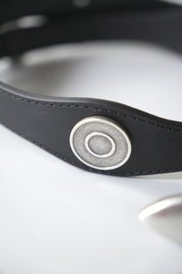 WAVE BELT / SLOW BLACK ARID BULL HIDE