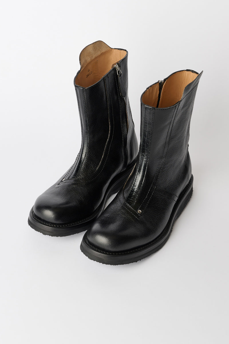 MOTO BOOT / DEEP BLACK LEATHER