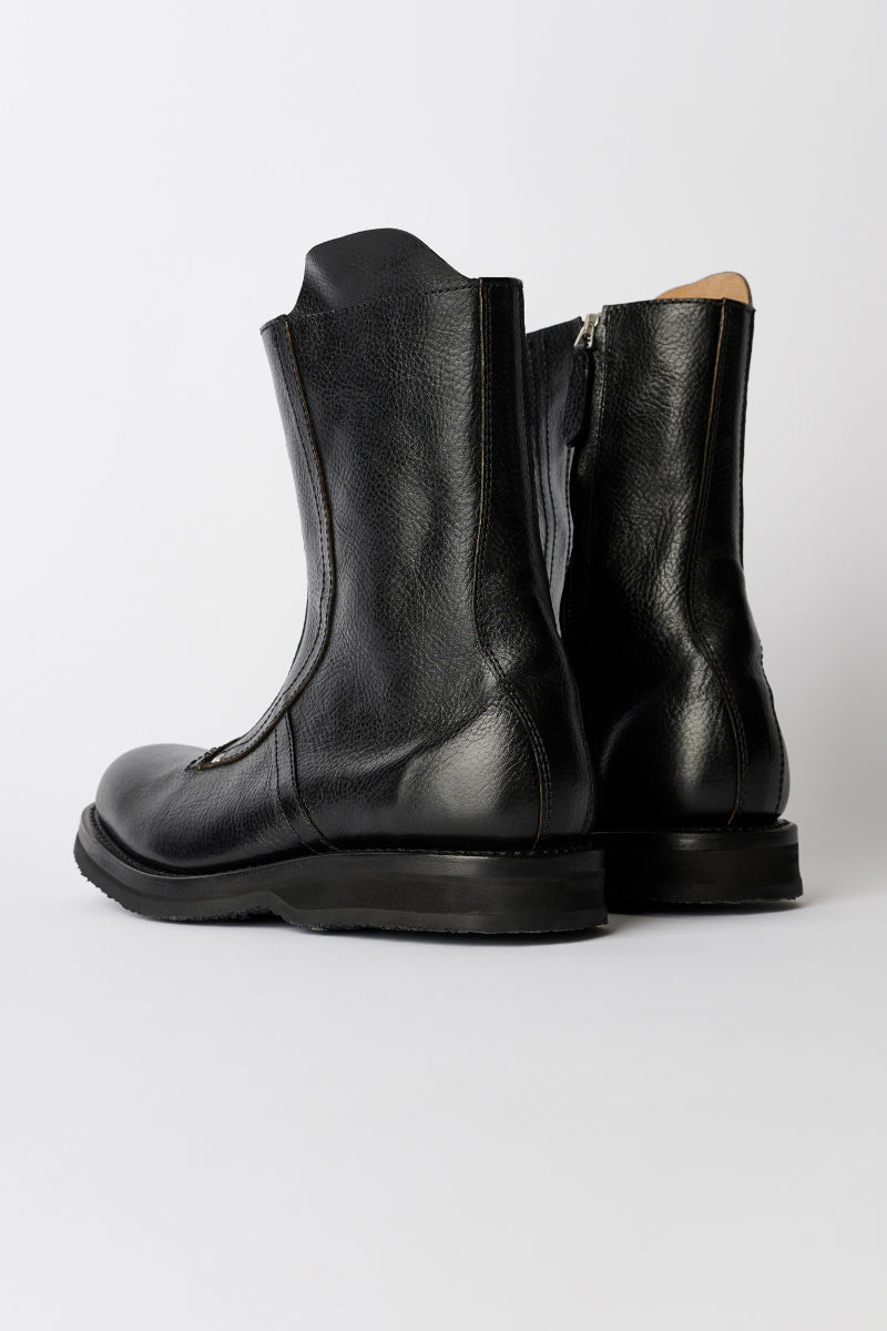 MOTO BOOT / DEEP BLACK LEATHER