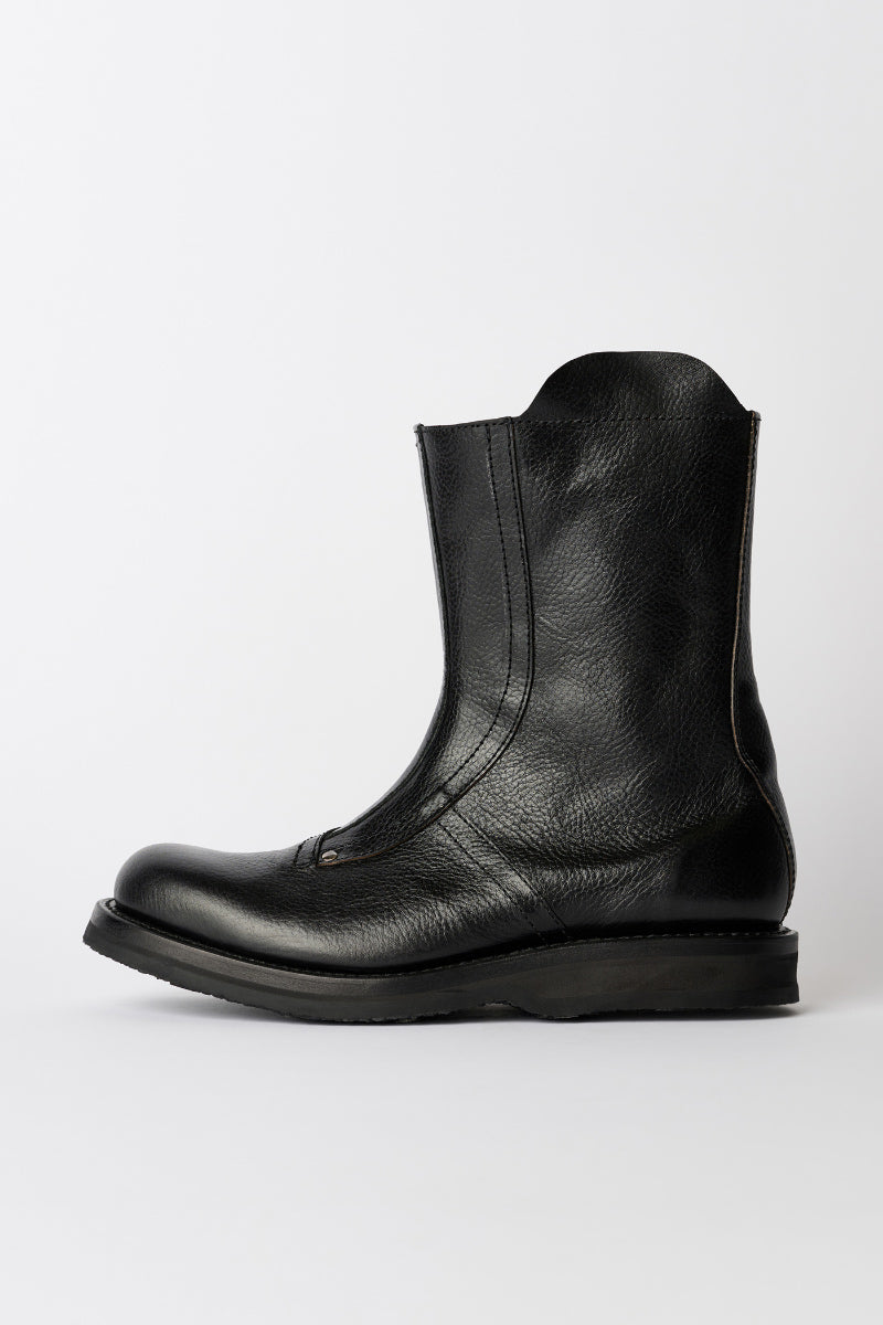 MOTO BOOT / DEEP BLACK LEATHER