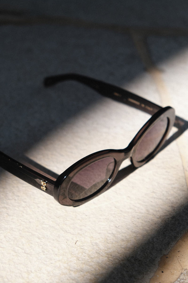 ORBIT SUNGLASSES / CHARCOAL ACETATE [20%OFF]