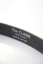 Load image into Gallery viewer, WESTERN BELT BRIDLE LEATHER / BLACK