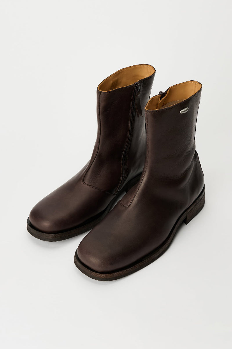 CAMION BOOT / MATTED BROWN WAXED BOVINE