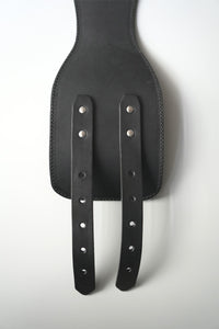 GIRDLE BELT / SLOW BLACK ARID BULL HIDE